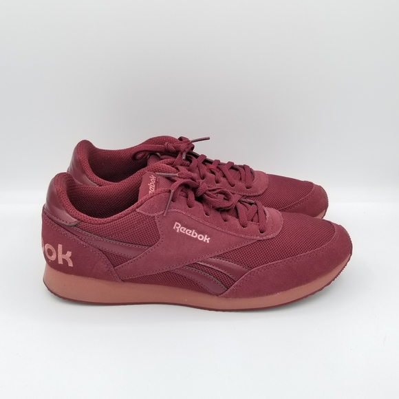 Reebok Shoes - Reebok Royal Classic Jogger Womens Athletic Sneakers Burgundy Size 10